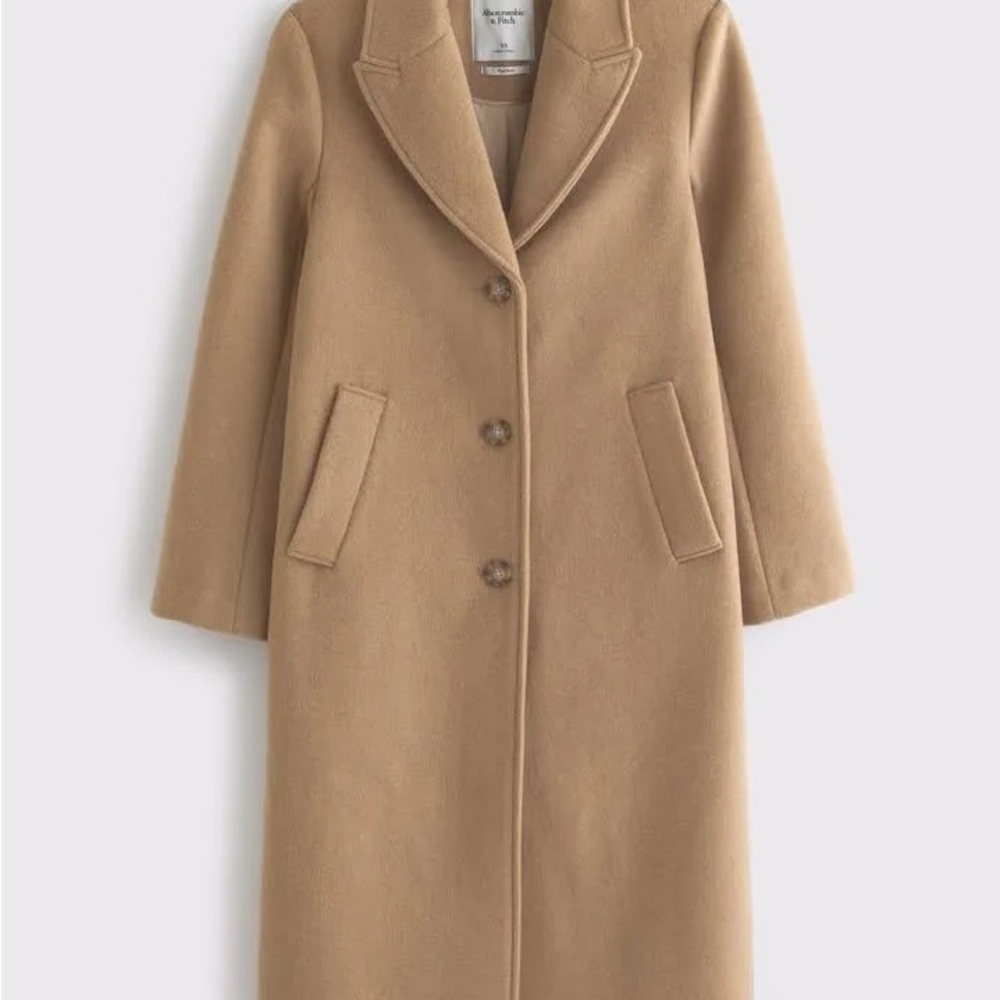 Abercrombie Women's Tan Wool Coat